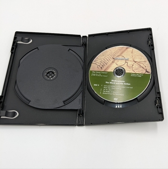 The Great Courses Shakespeare The Word and The Action Part 1 2 Peter Saccio DVD - Picture 5 of 9